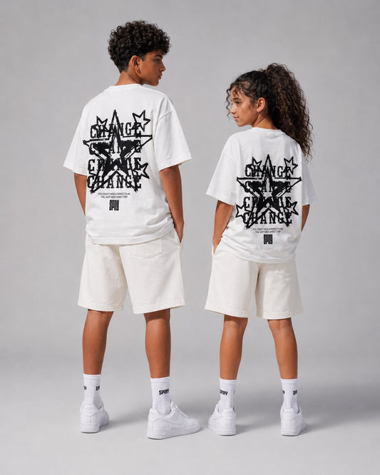 Star white t-shirt