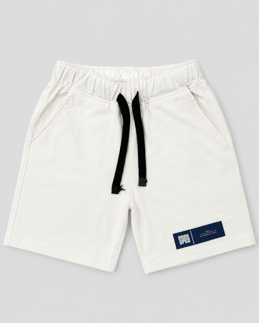Social white short