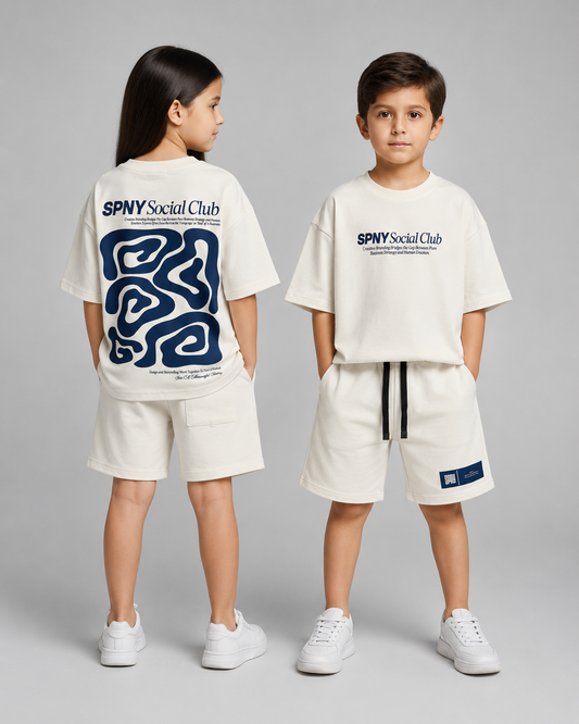 Social white t-shirt