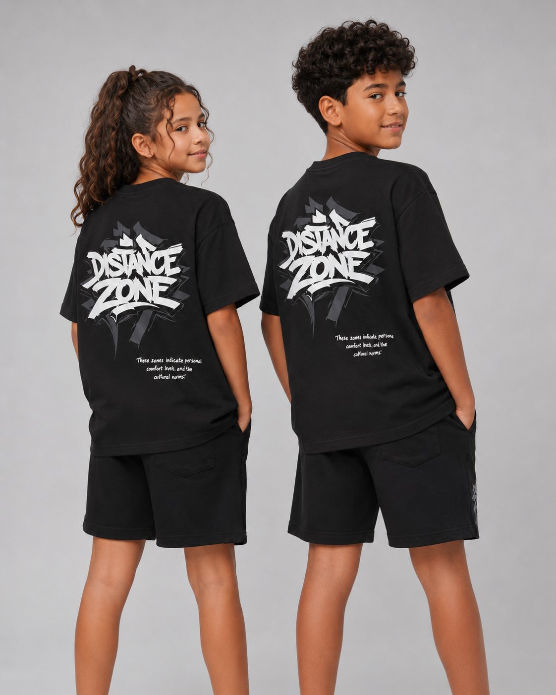 Distance black t-shirt