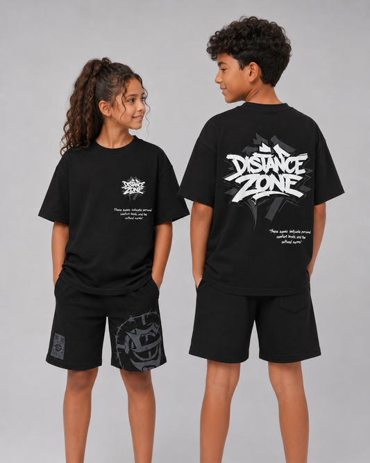 Distance black t-shirt