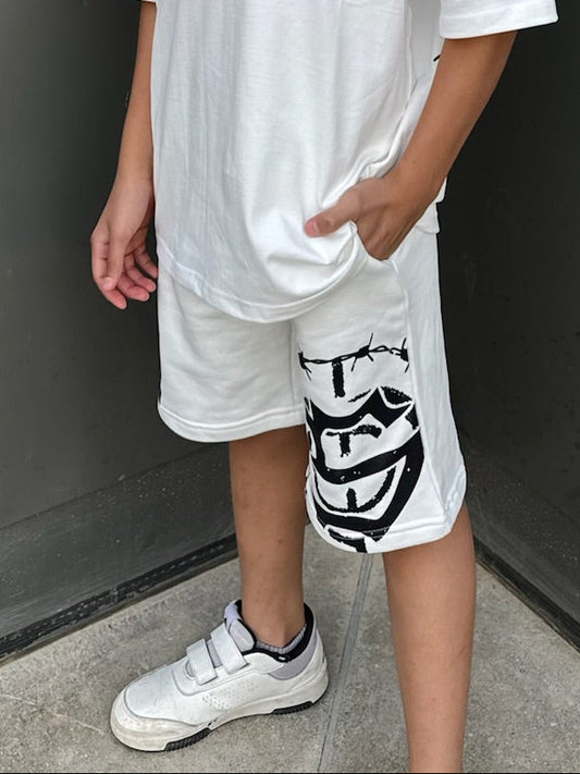 Spny white short